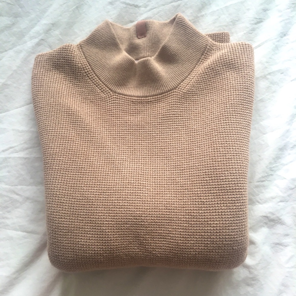 Lunya Cozy Cotton Silk Mock Neck